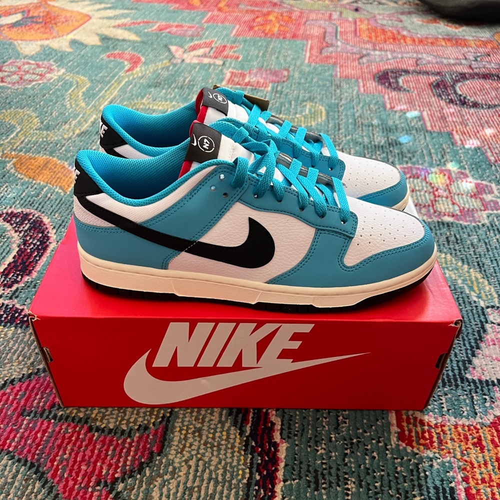 Nike Dunk Low NN N7 - Dark Turquoise/Black - White - Sail NEW IN BOX! Sz. 10.5